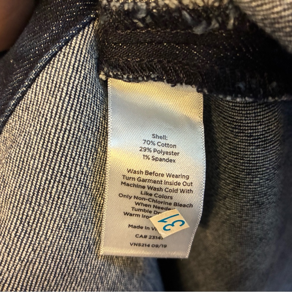 Talbots Denim Button Front A-Line Skirt - Picture 13 of 15
